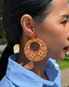 CITRUS MANDALA EARRINGS