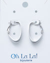 Silver Drift Earrings