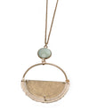 Coastal Halo Necklace