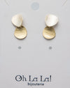 Golden Petal Studs