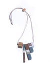 TILT WOOD BLOCK NECKLACE