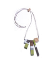 TILT WOOD BLOCK NECKLACE