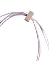 TILT WOOD BLOCK NECKLACE