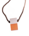 CARAMEL CUBE NECKLACE