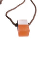 CARAMEL CUBE NECKLACE