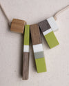 TILT WOOD BLOCK NECKLACE