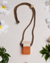 CARAMEL CUBE NECKLACE