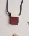 CARAMEL CUBE NECKLACE