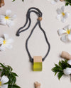 CARAMEL CUBE NECKLACE