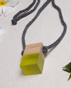 CARAMEL CUBE NECKLACE