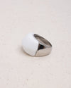 BLOC WHITE RING