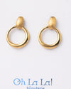SUNBEAM CIRCLE EARRINGS
