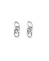 SILVER LINK EARRINGS