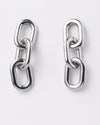 SILVER LINK EARRINGS