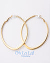 WAVE HOOP EARRINGS