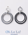 DUAL CIRCLE EARRINGS