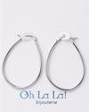 SEA DROP HOOP EARRINGS