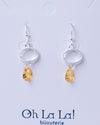 Drop of Light Silver Earrings