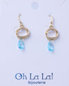Drop of Light Golden Earrings