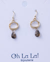 Drop of Light Golden Earrings