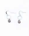 Drop of Light Silver Earrings