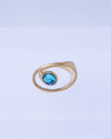 Open Glimmer Gem Golden Ring