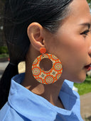 CITRUS MANDALA EARRINGS