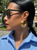 BOLD RIPPLE EARRINGS