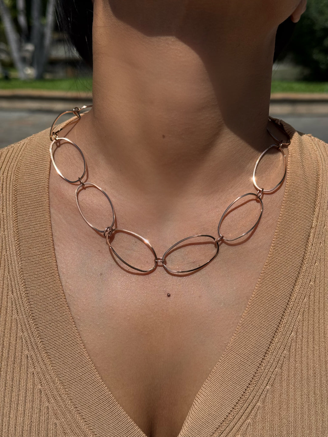 SAND LINKS NECKLACE