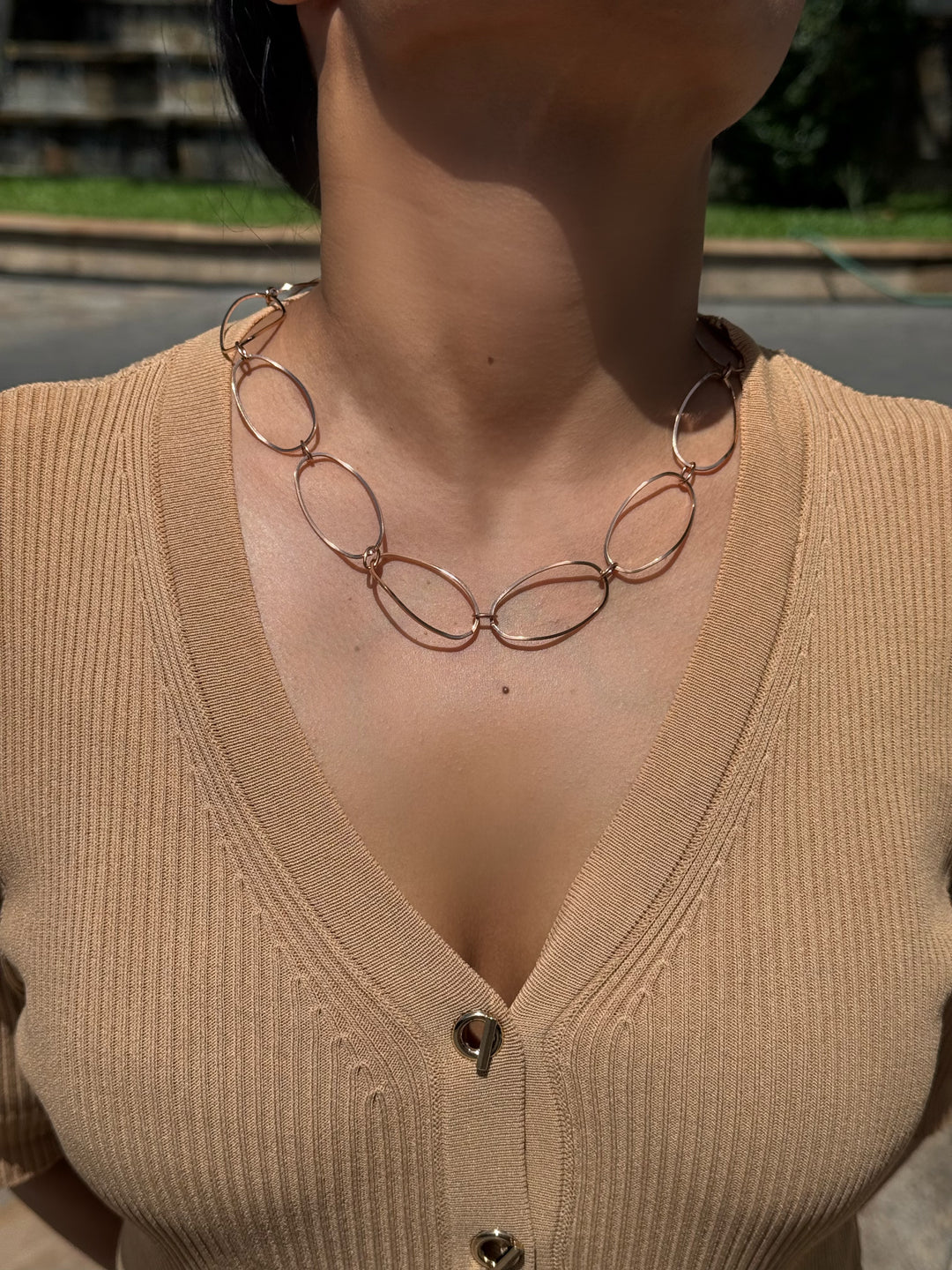 SAND LINKS NECKLACE