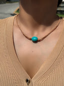 TURQUOISE BREATH NECKLACE