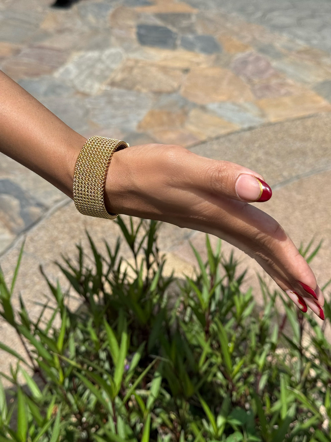 GOLDEN TIGHT WEAVE BRACELET