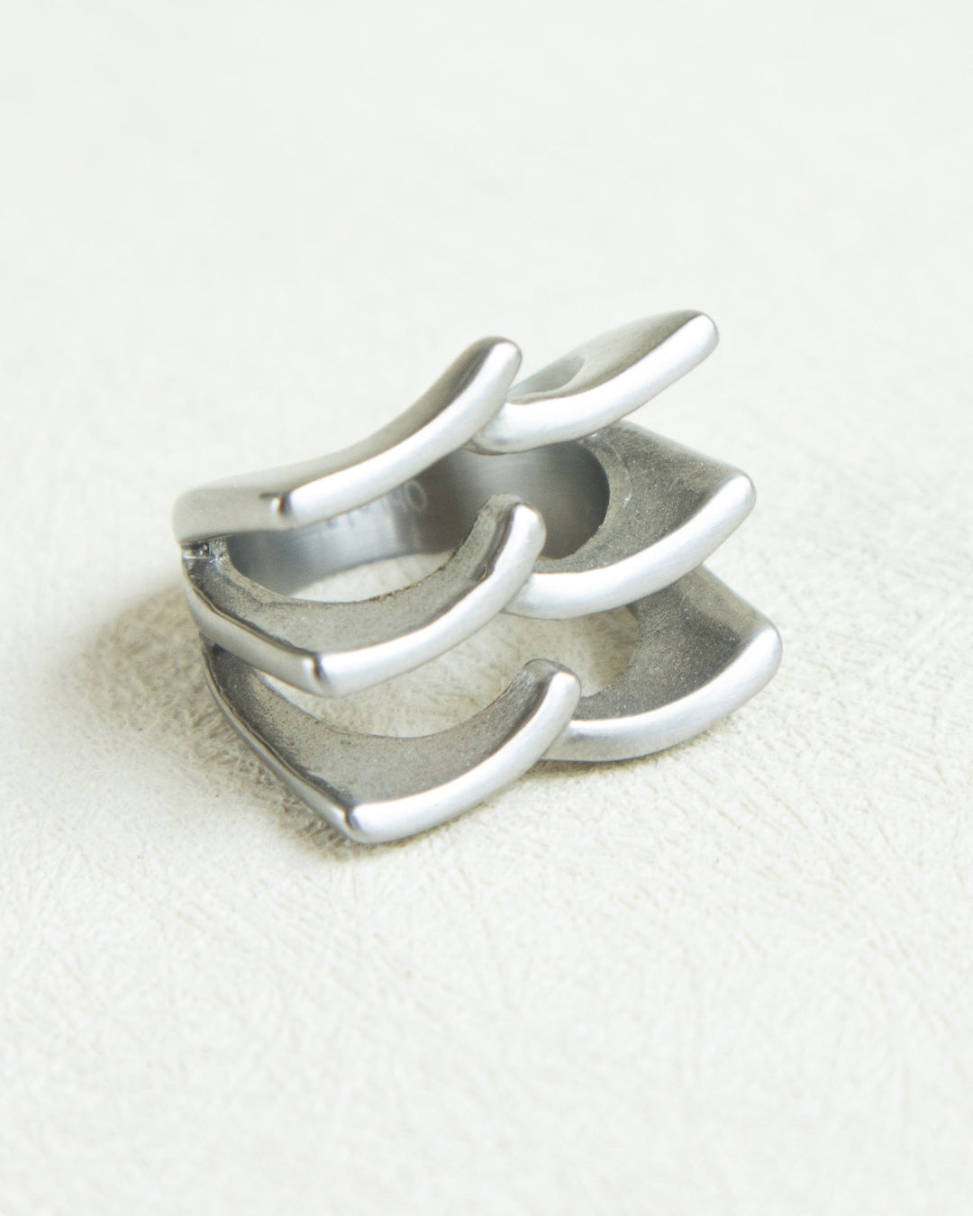 Silver Waves Ring