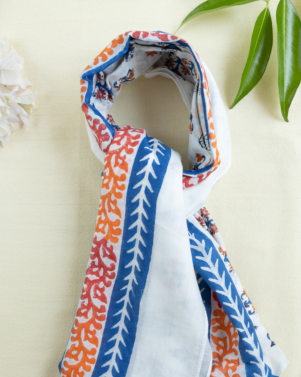 Coral Mirage Scarf
