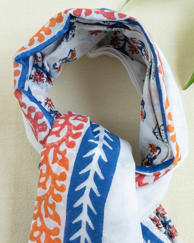 Coral Mirage Scarf