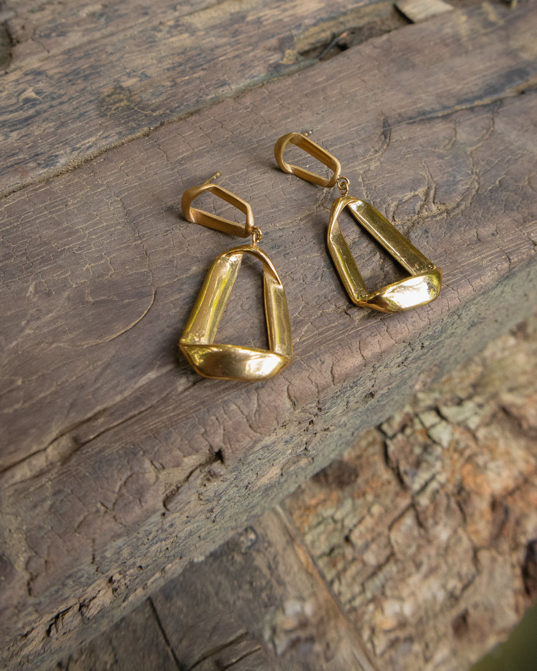 Golden Whisper Earrings