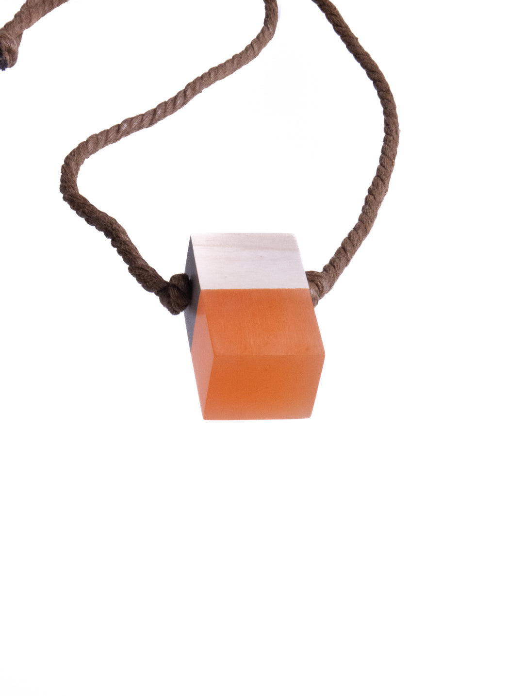 CARAMEL CUBE NECKLACE