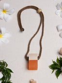 CARAMEL CUBE NECKLACE