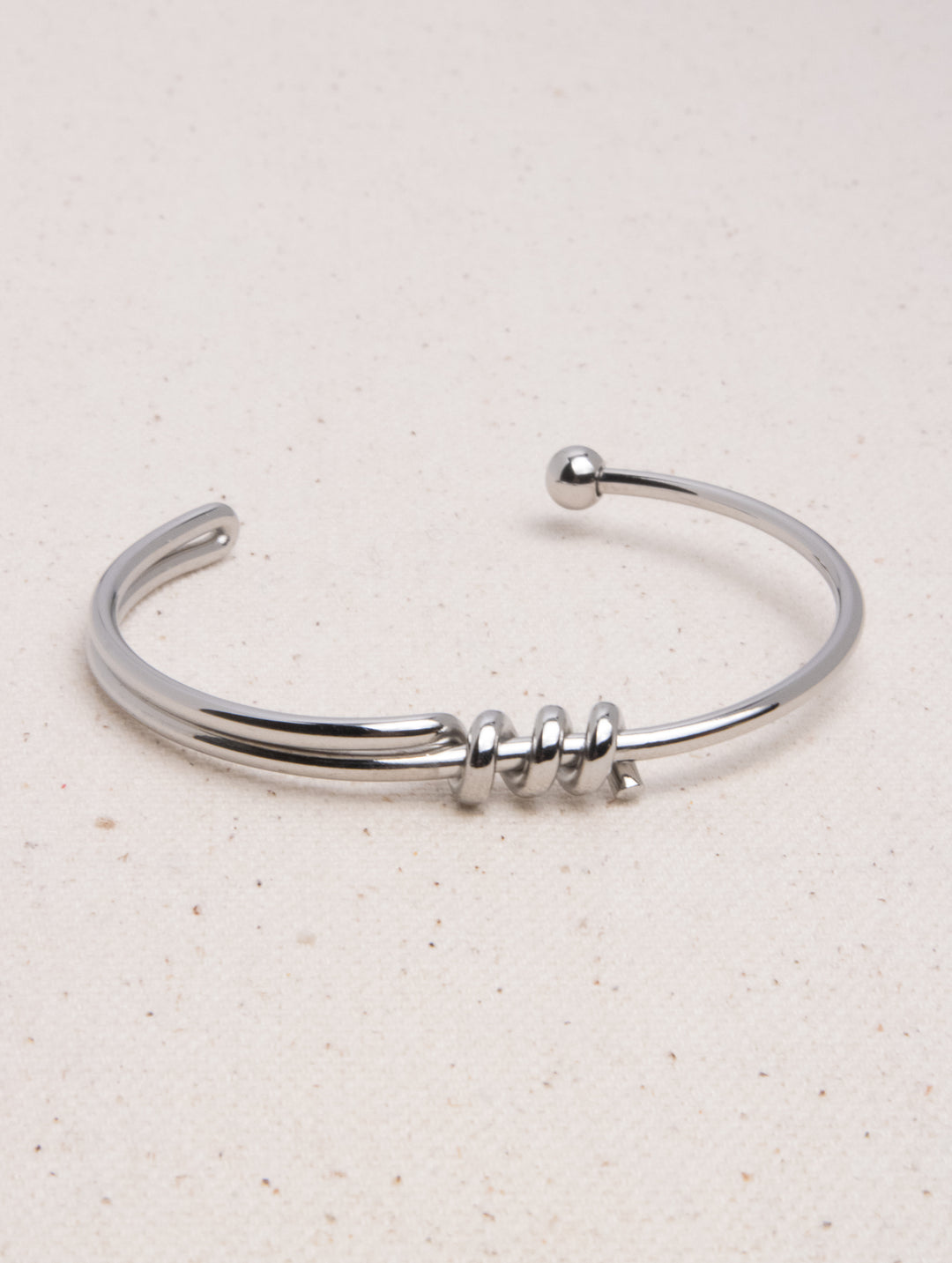 COIL END CUF BRACELET