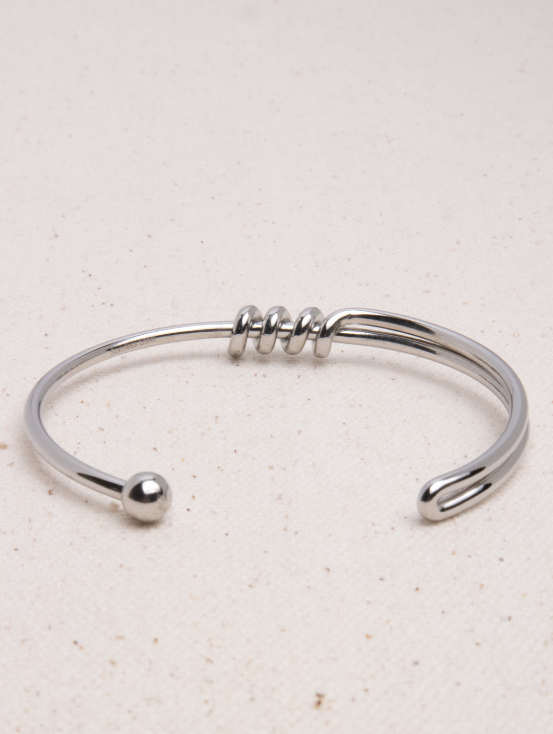 COIL END CUF BRACELET