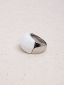 BLOC WHITE RING