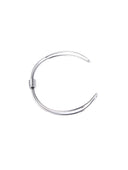 TIE SILVER CUF BRACELET