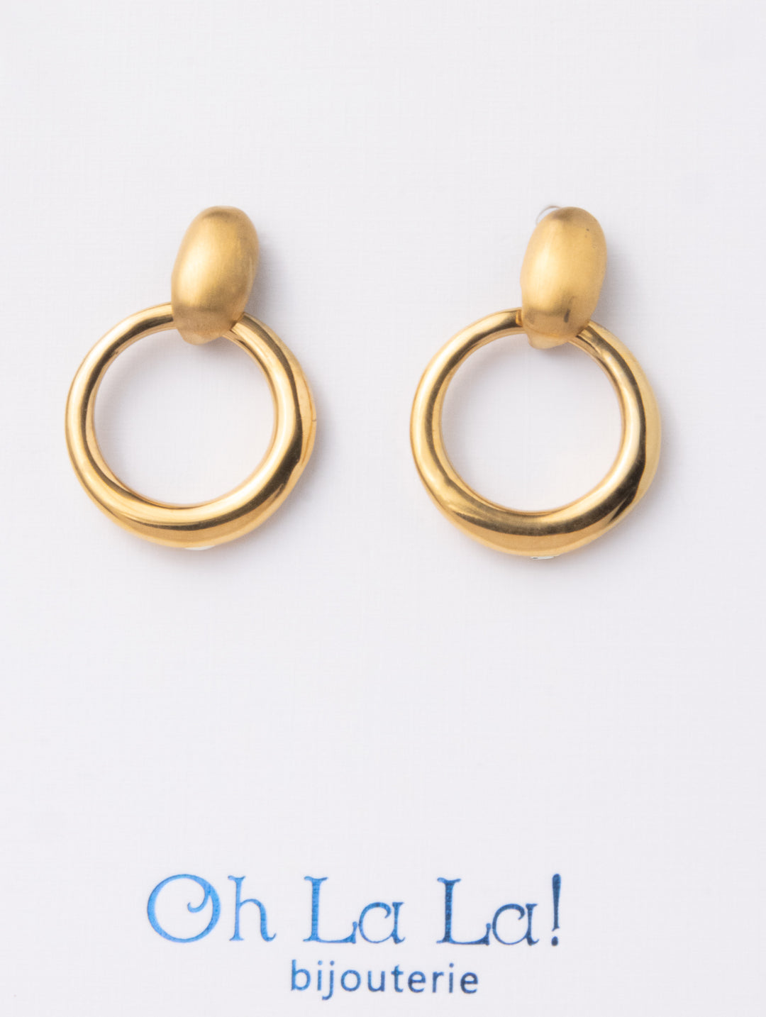 SUNBEAM CIRCLE EARRINGS