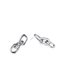 SILVER LINK EARRINGS