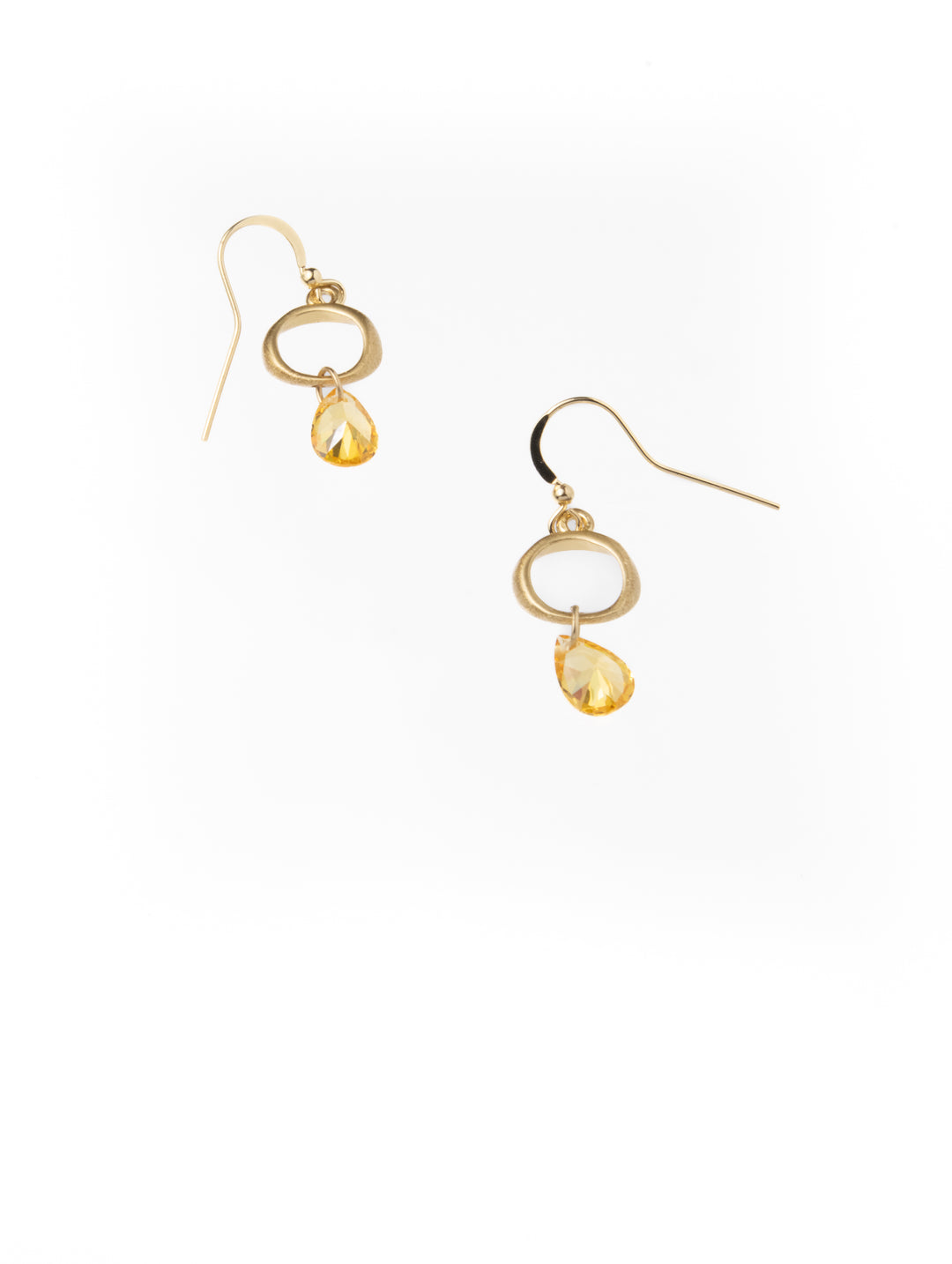 Drop of Light  Golden Earrings