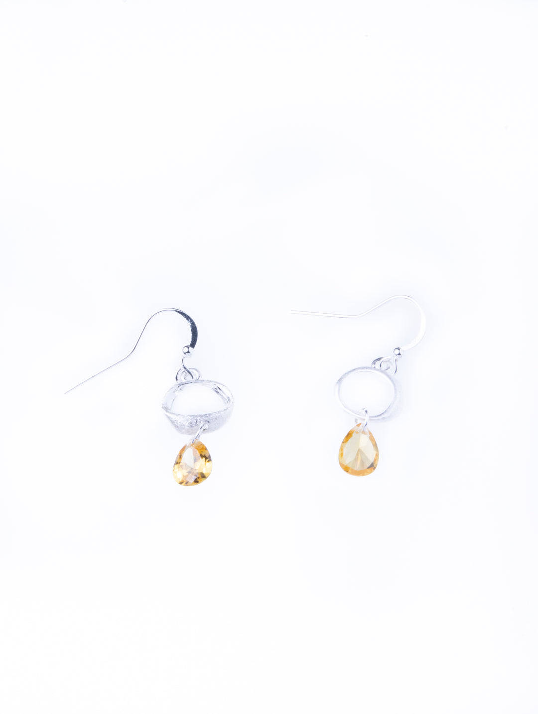 Drop of Light  Silver Earrings