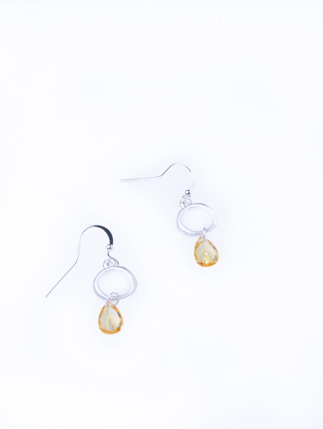 Drop of Light  Silver Earrings