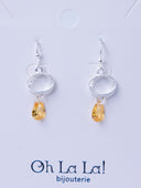 Drop of Light  Silver Earrings