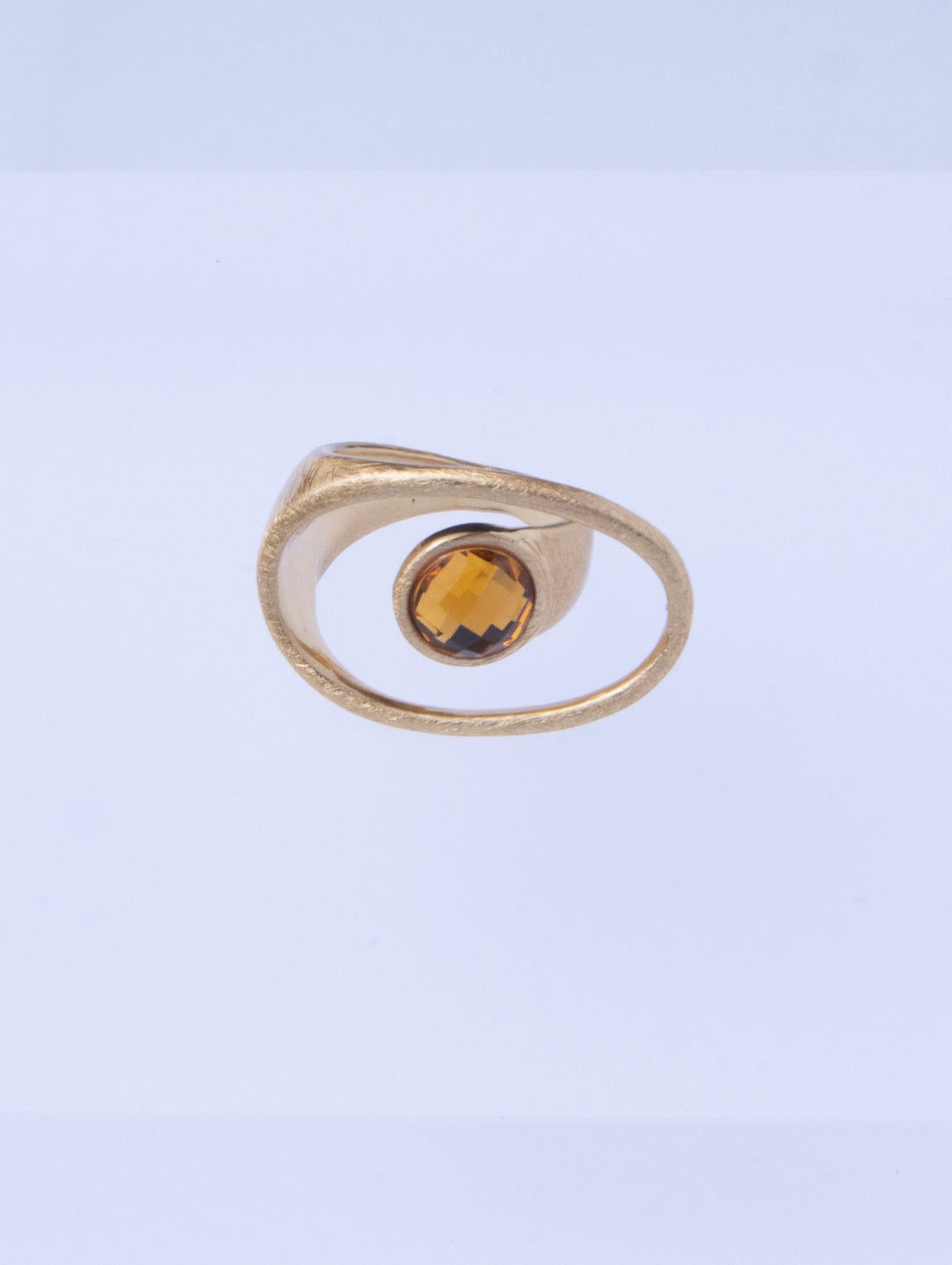 Open Glimmer Gem Golden Ring