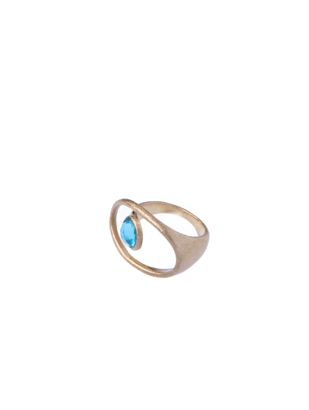 Open Glimmer Gem Golden Ring